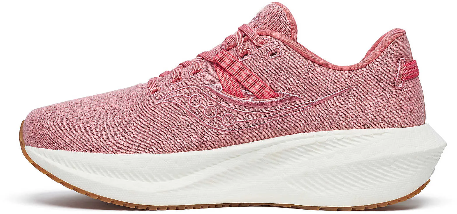 low - impact lace - decorated running gear Saucony Triumph RFG Womens Running Shoes - Pink
