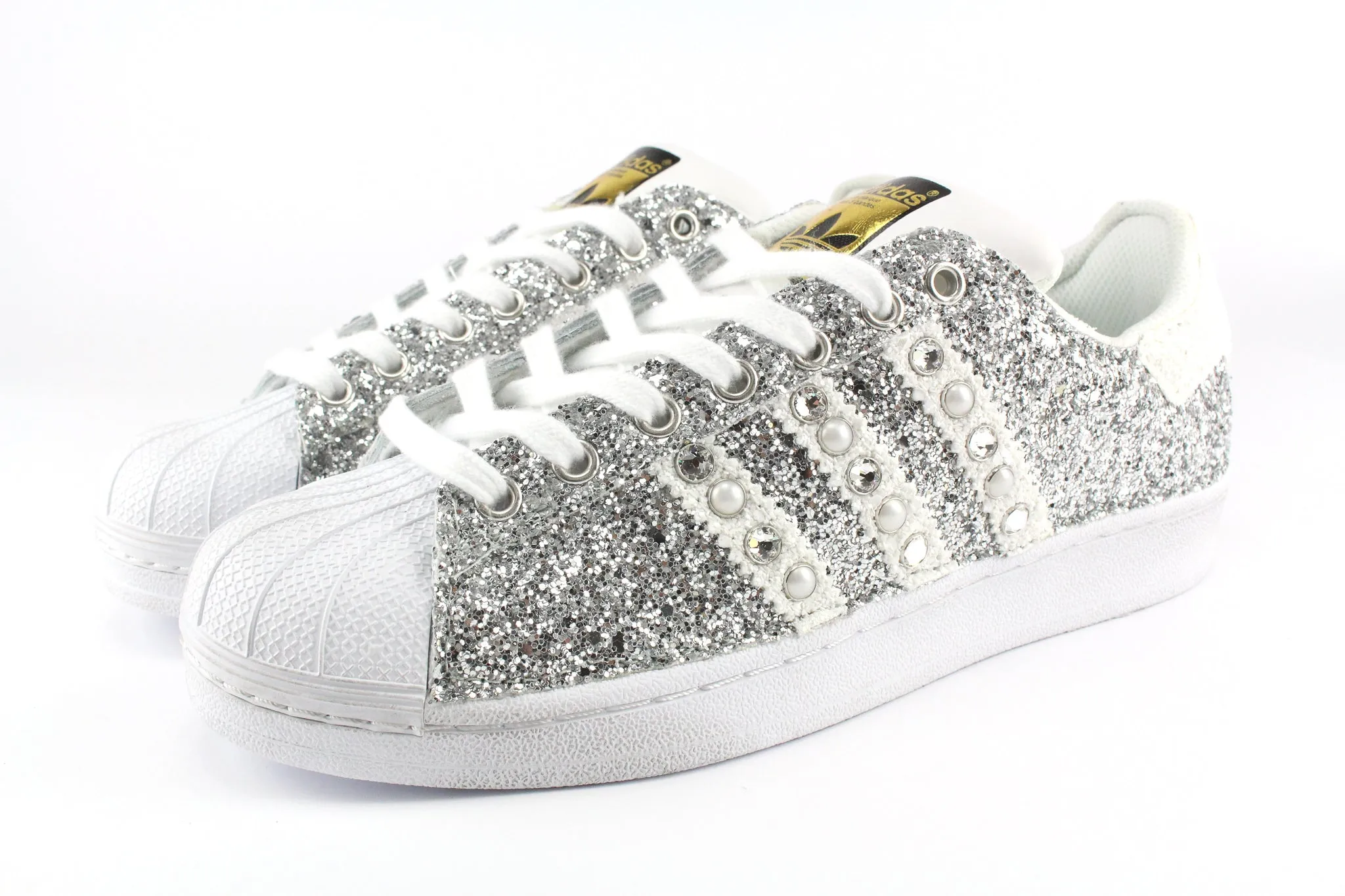 Adidas Superstar Total Glitter & Strass Move Easy Non Slip