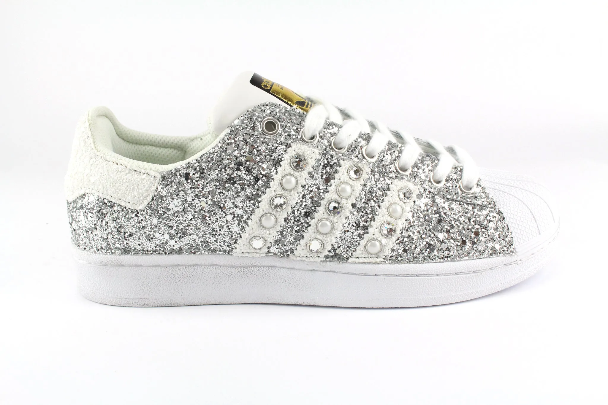 Adidas Superstar Total Glitter & Strass Timeless Comfort Daily Utility
