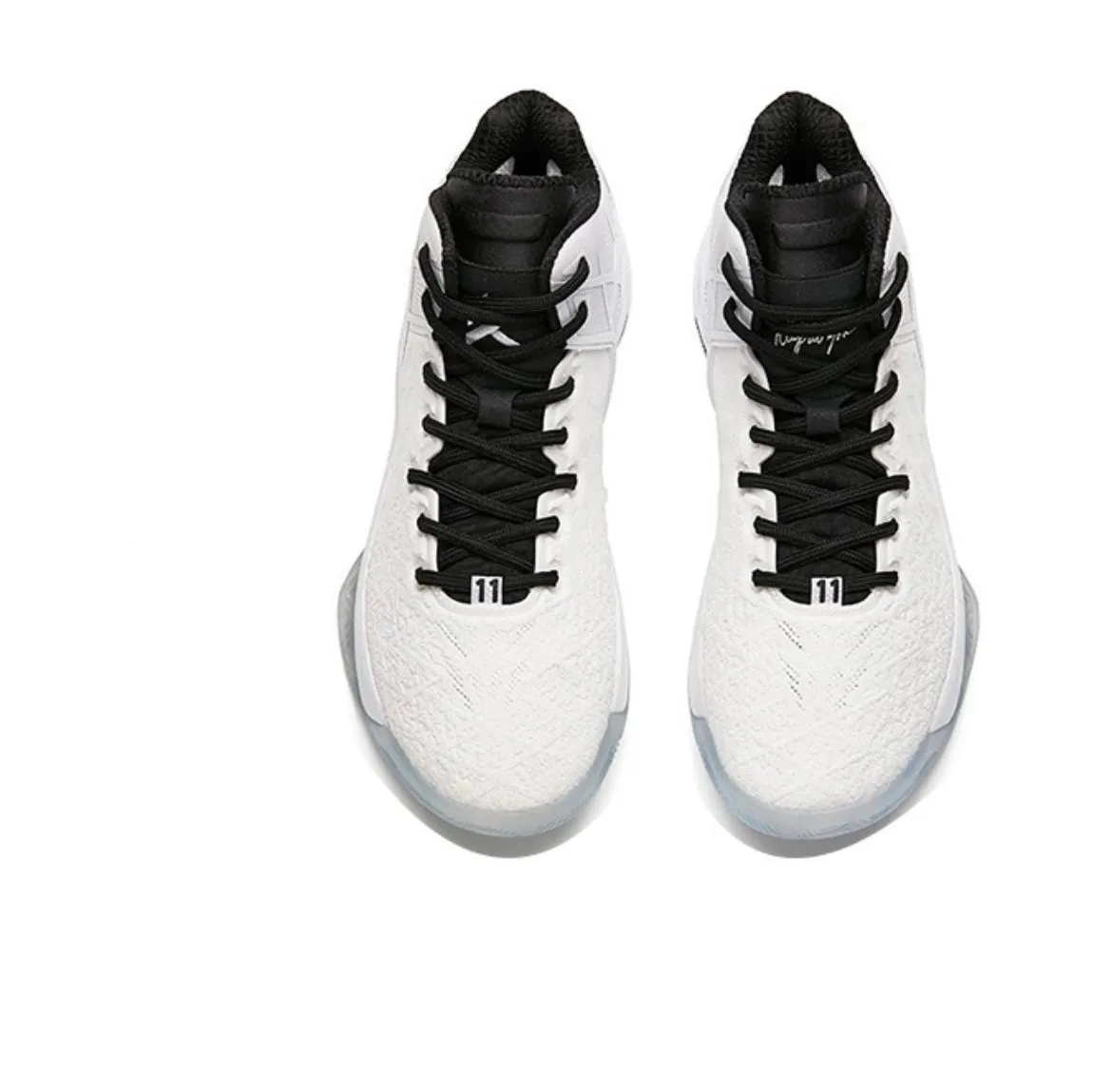 Anta Klay Thompson Kt1 Pro White Microperforated Tongue Design