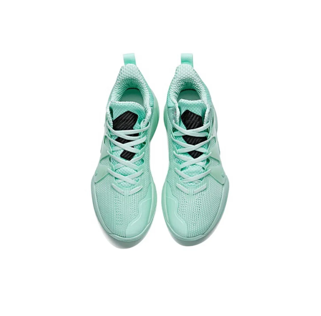 Flexible Heel Anta Men's KT "The Mountain 1.0" Low Actual Basketball Shoes - Green