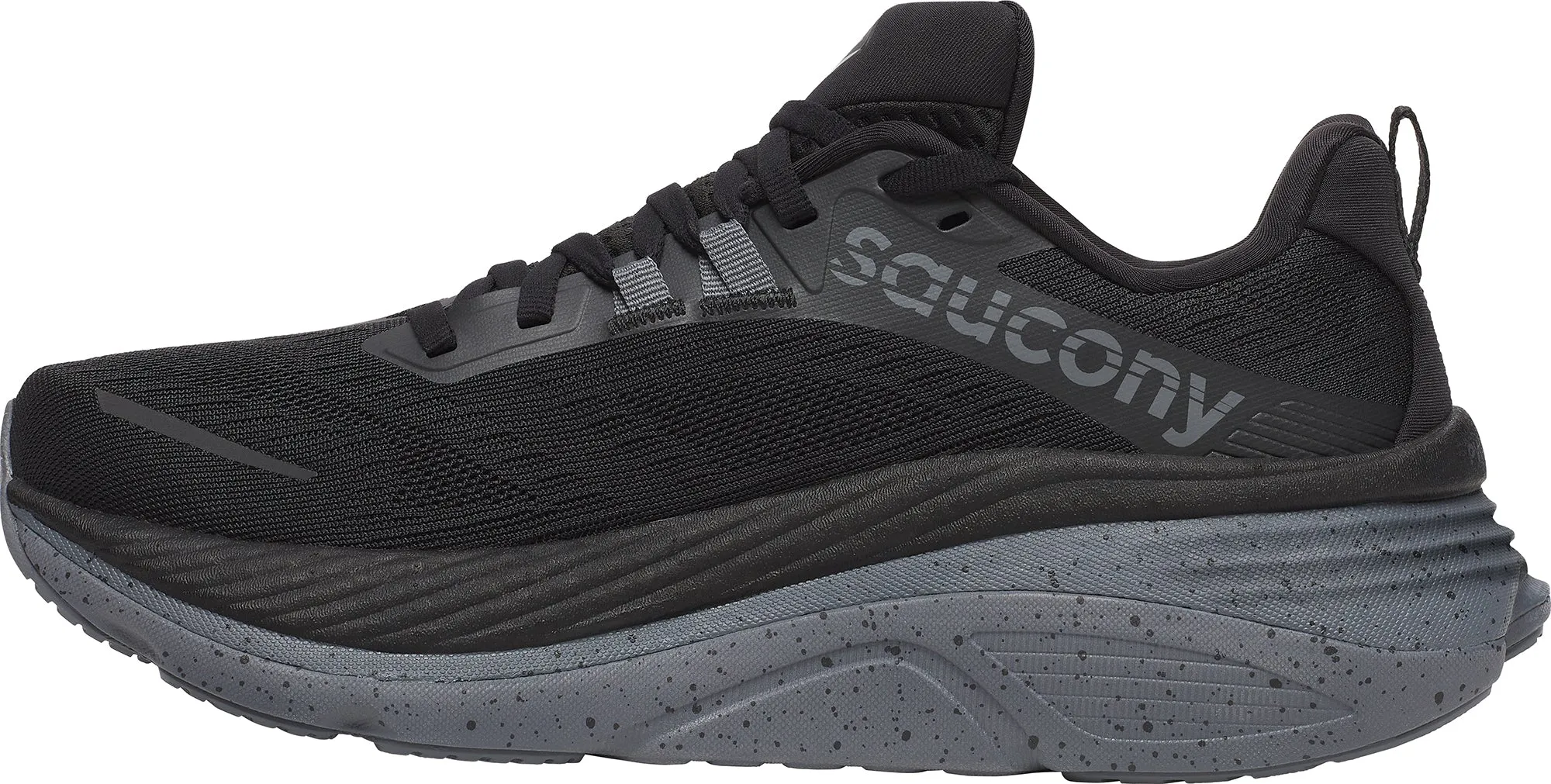 Saucony Hurricane 24 Womens Running Shoes - Black patterned shoes