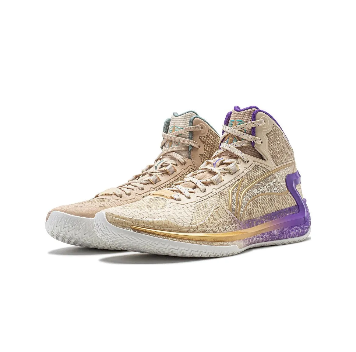 Compression Molded Heel Counter Lightweight Support Li Ning Liren 4 - Chang'an x Rome