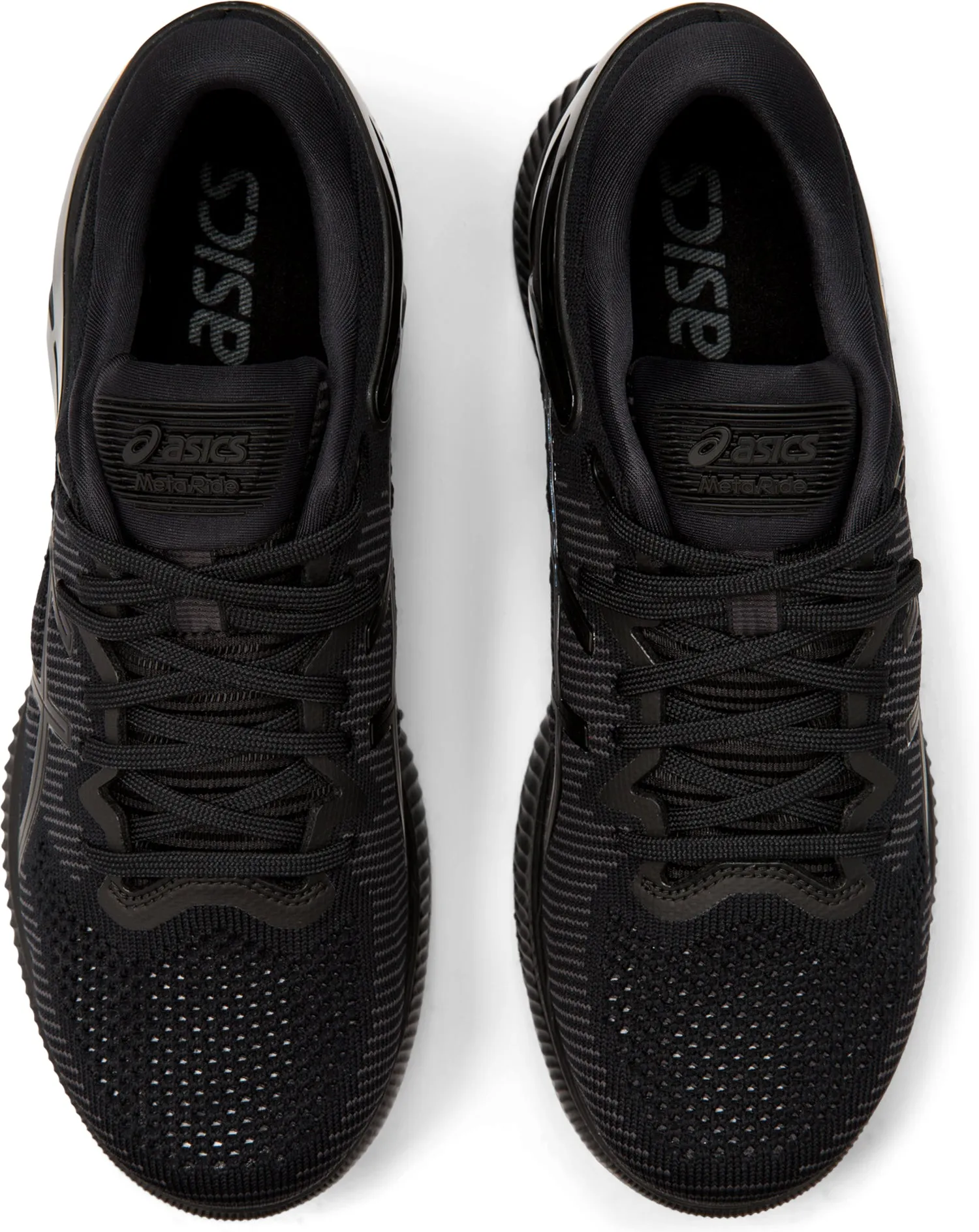 Asics MetaRide Mens Running Shoes - Black Stable Heel Cup multi - directional traction shoes