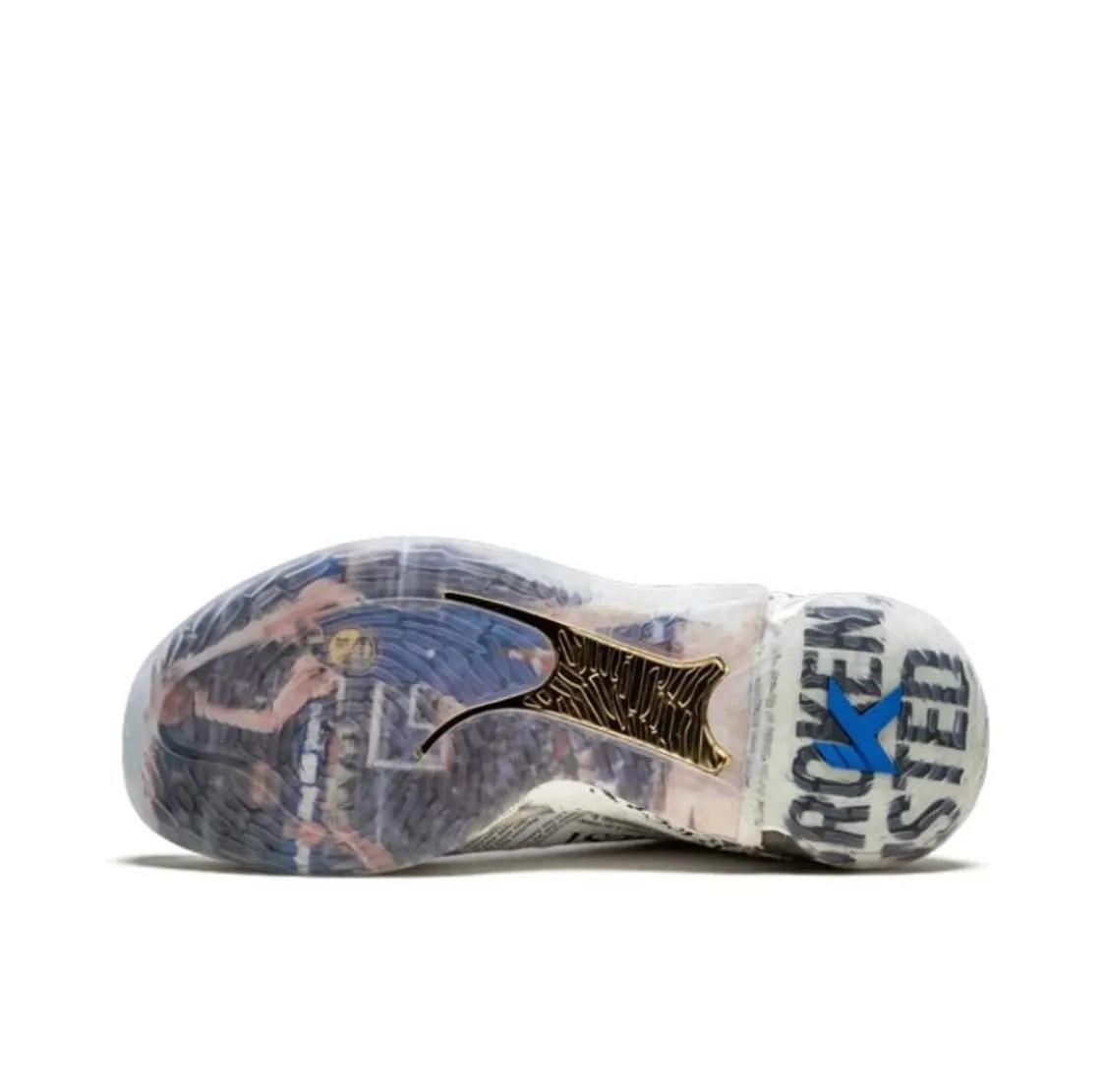 Enhanced Energy Return Defensive Shoes East Bay Times x Anta Men's Klay Thompson Kt4 Newspaper