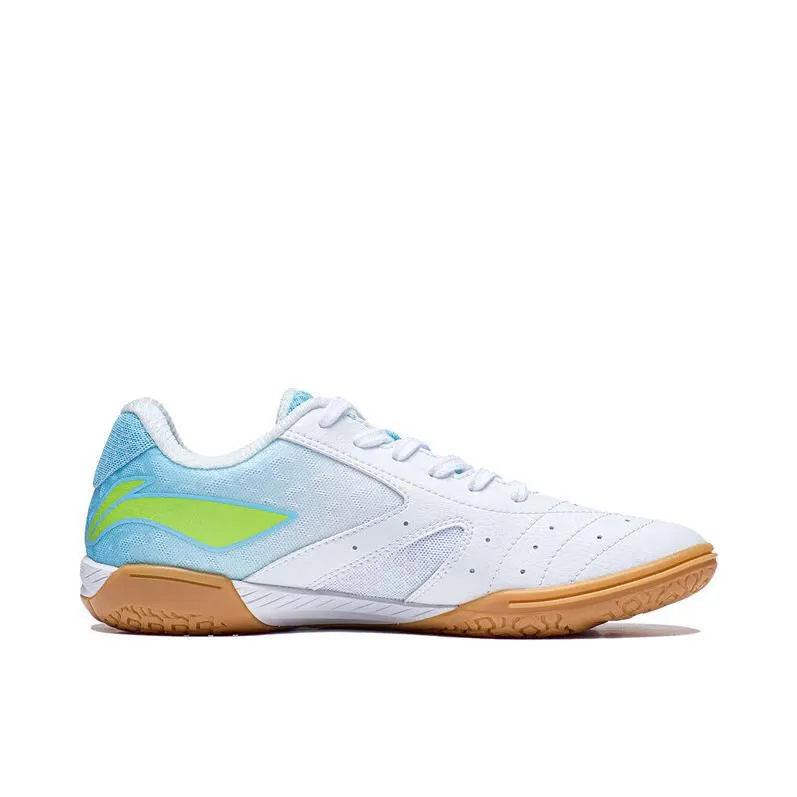 Puncture   Resistant Wang Manyu x Li-Ning Professional Table Tennis Shoes - White/Green
