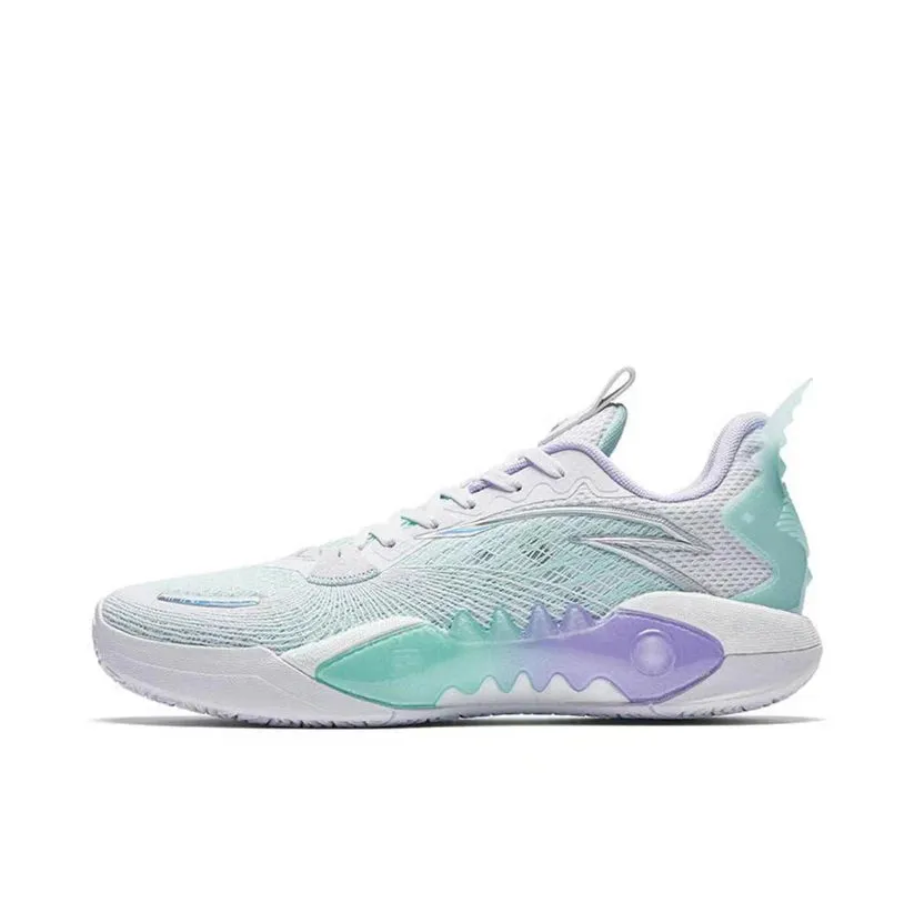 Anta Shock Wave 5 TD V2 - Green/White Pro Footwork