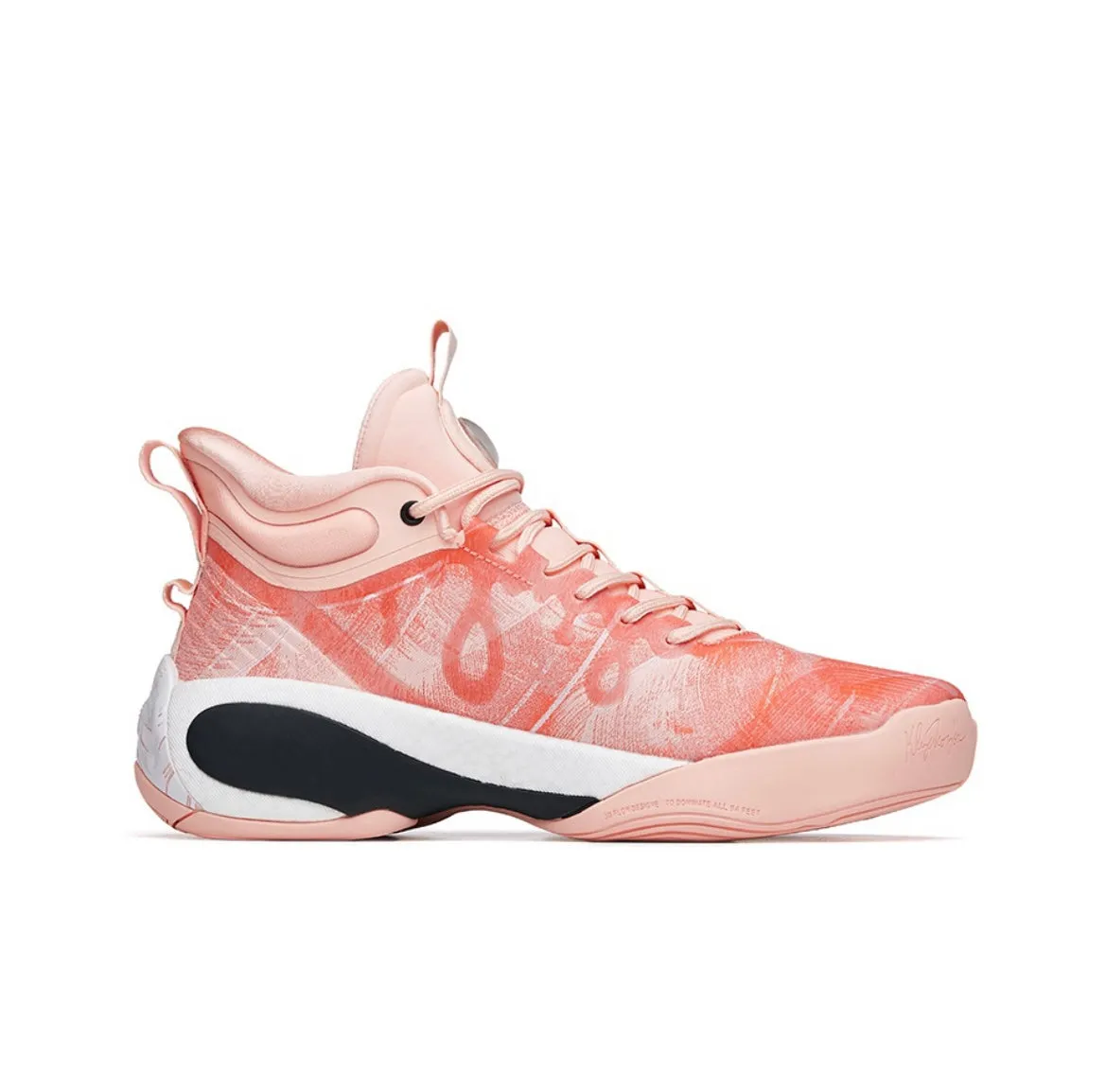 Asymmetric Lacing Web ??Men??Anta Klay Thompson Kt7 - Flamingo