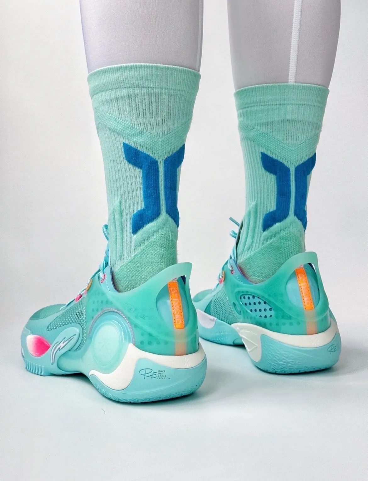 Balanced Drop Heel Ergonomic Shape Li-Ning Wade Fission 8 - Miami