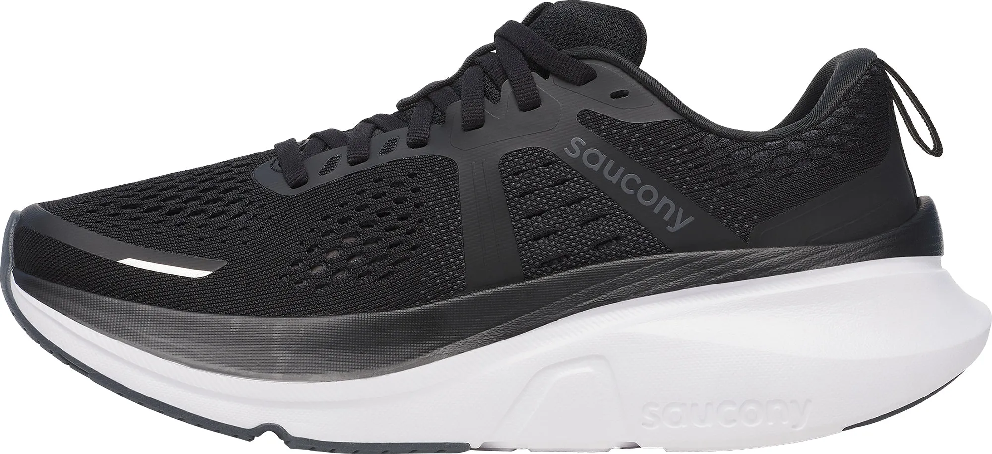 Saucony Guide 18 WIDE FIT Womens Running Shoes - Black joggers Stylish Gear