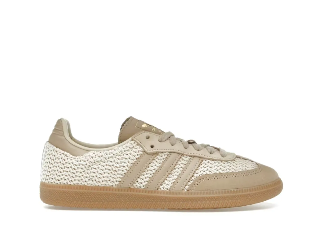 Adidas Samba OG Crochet Pack Sand Strata Well Built Lace   Up