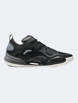 Easy Fasten System Slim Line Anta Splash 6 Men Basketball Shoes Black/Grey