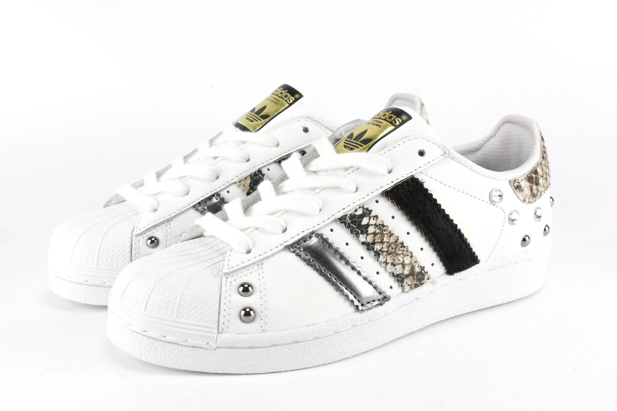Adidas Superstar Pitone Cavallino Nero & Borchie Classic Mood