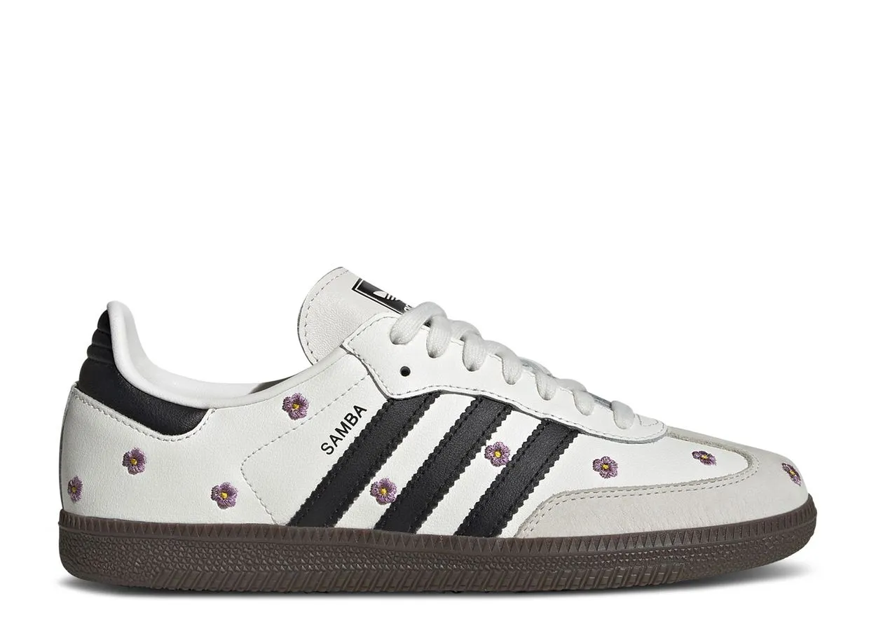 Adidas Samba Light Purple Floral Sturdy Construction