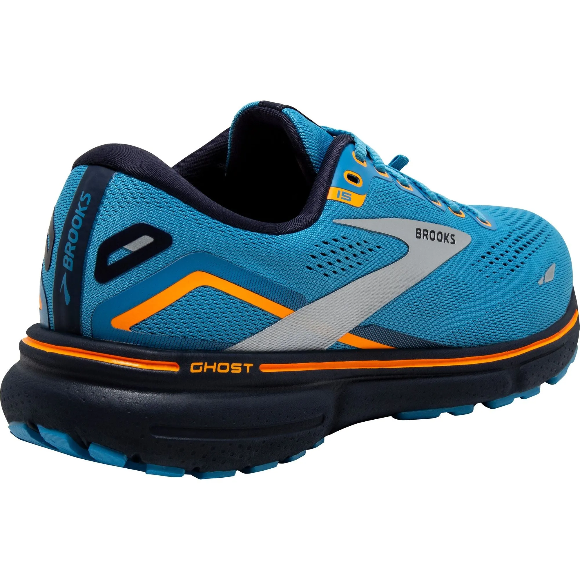 running in a plateau shoes Brooks Ghost 15 GORE-TEX Mens Running Shoes - Blue