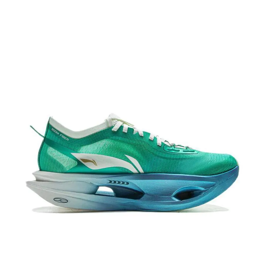 ??Men??Li-Ning Feidian 5 Ultra Marathon Running Shoes - Jade Anti Friction Collar Padding