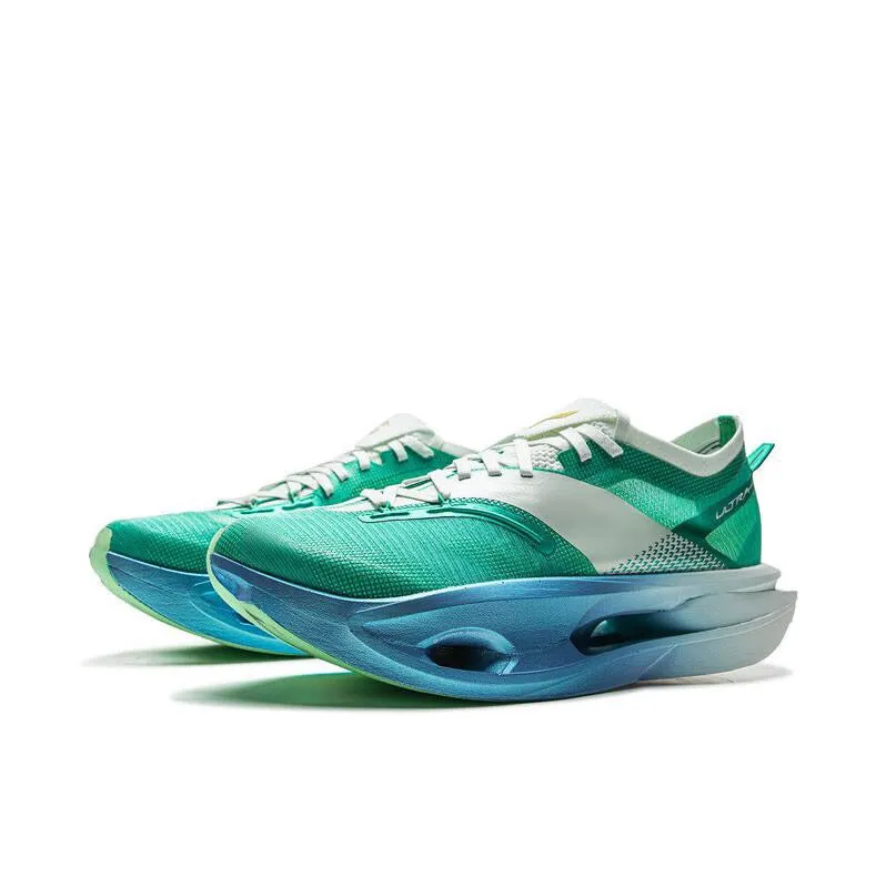 Premium Material Asymmetric Lacing Configuration ??Men??Li-Ning Feidian 5 Ultra Marathon Running Shoes - Jade