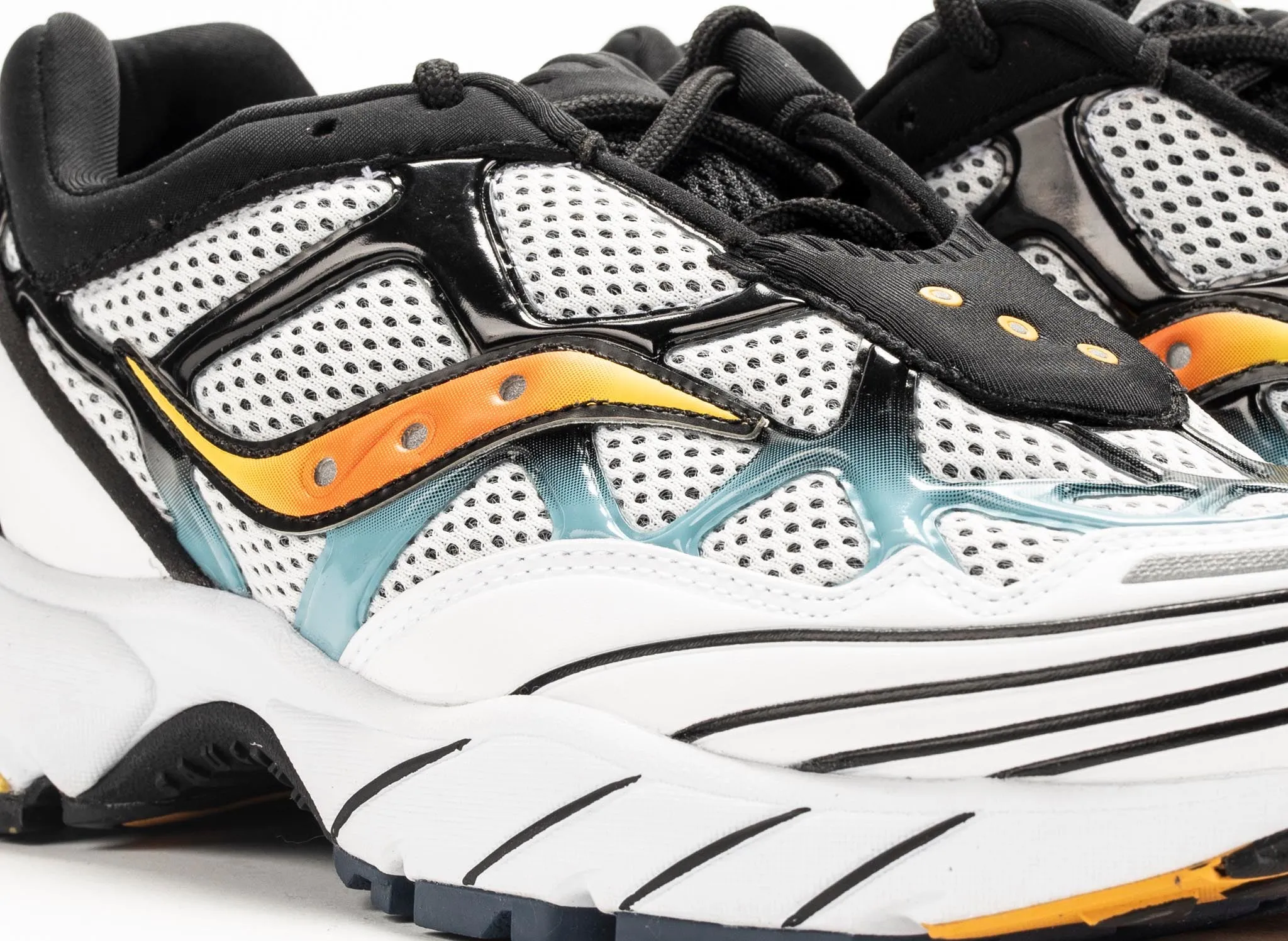 faster recovery Saucony Grid Web 'Grey/Orange'