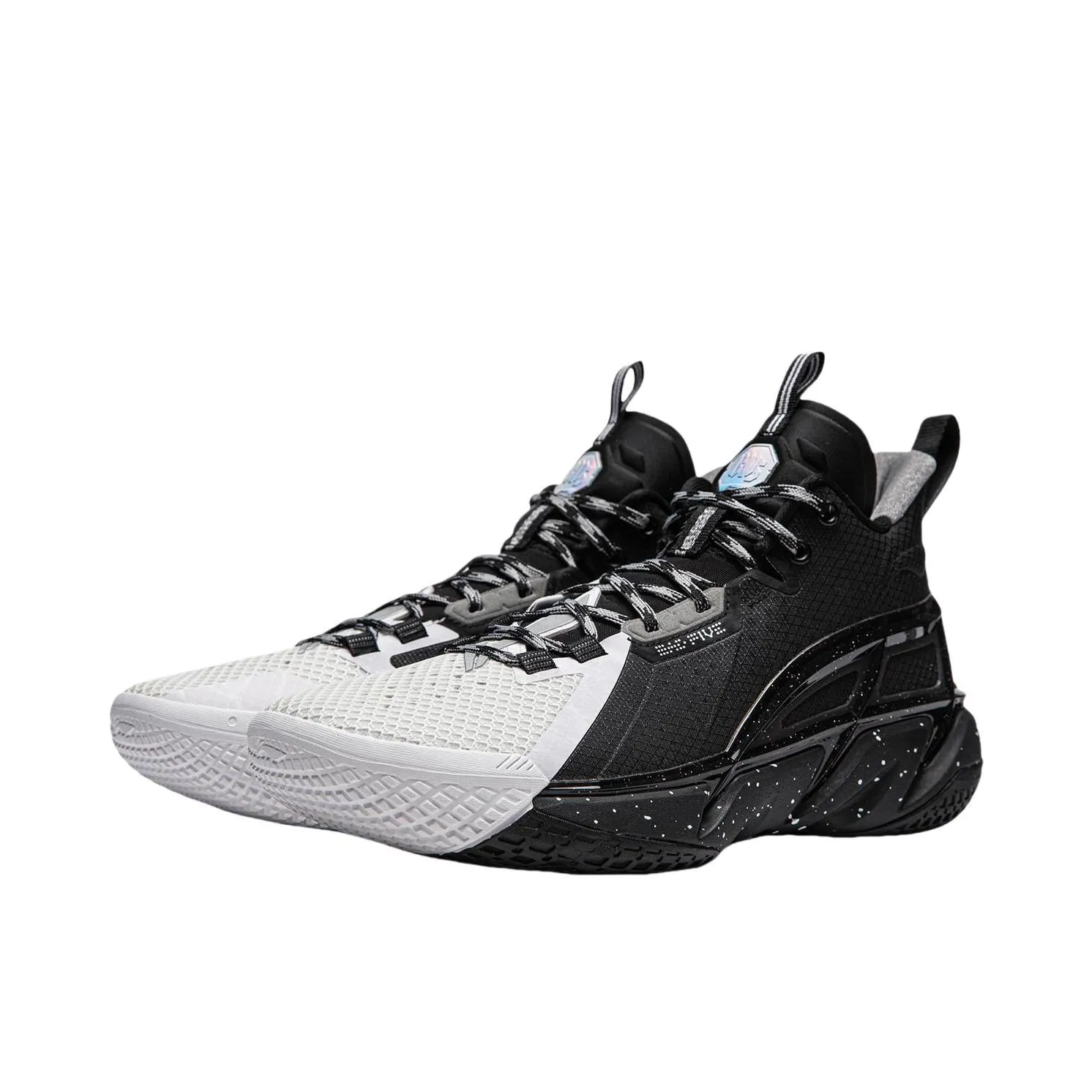 Sneakers Lace Up molded Li-Ning Badfive 4 - Black/White