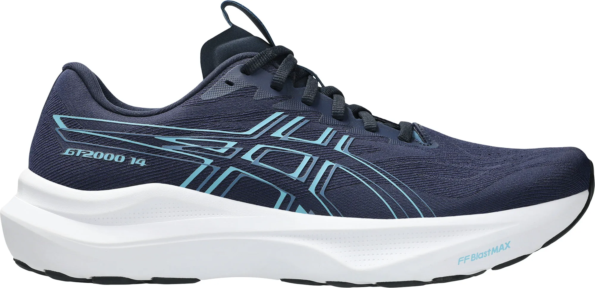 Asics GT 2000 14 Mens Running Shoes - Blue Triathlon Stormy Weather Running