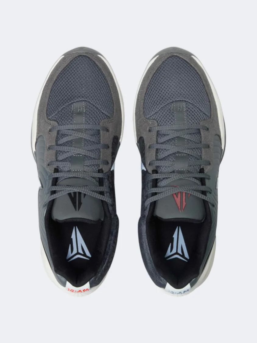 Nike Ja 2 Men Basketball Shoes Iron Grey Fitness Vibe Genuine Leather Upper