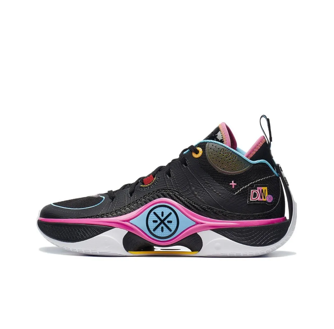Enhanced Heel Cup Soft Landing Heel D'Angelo Russell x Li Ning Wade Shadow 5 - Retro Night