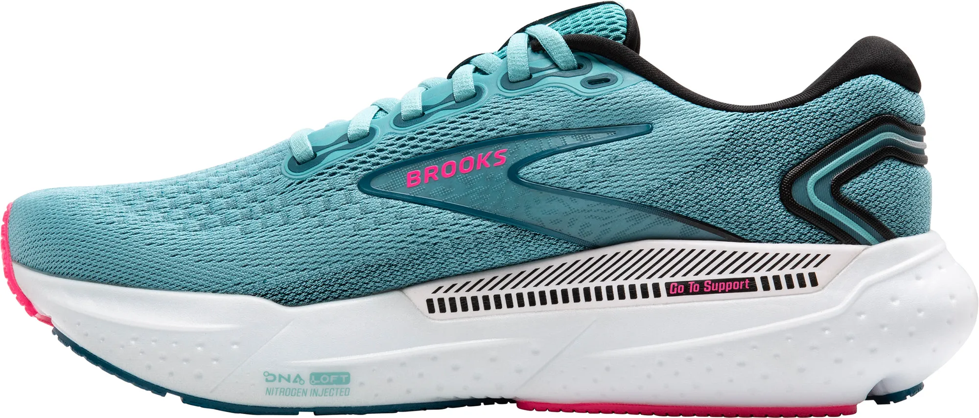 Enhanced Stability Pods Brooks Glycerin GTS 21 Womens Running Shoes - Blue