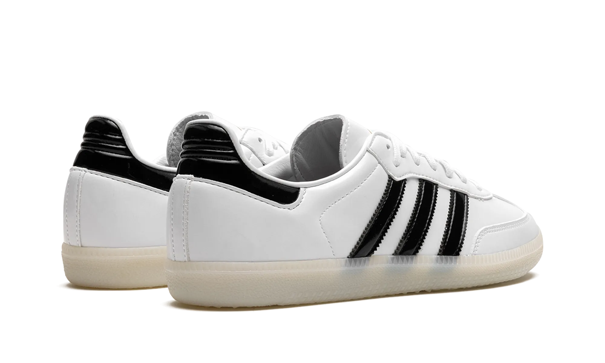 Pull Step Cushion Feel Samba "Jason Dill - White Patent Leather"