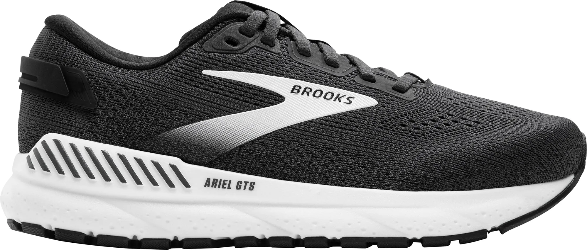 Hard - wearing Brooks Ariel GTS 24 Womens Running Shoes - Black