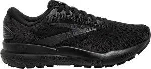 Responsive forefoot running in a ski lift area shoes Brooks Ghost 16 WIDE FIT Womens Running Shoes - Black