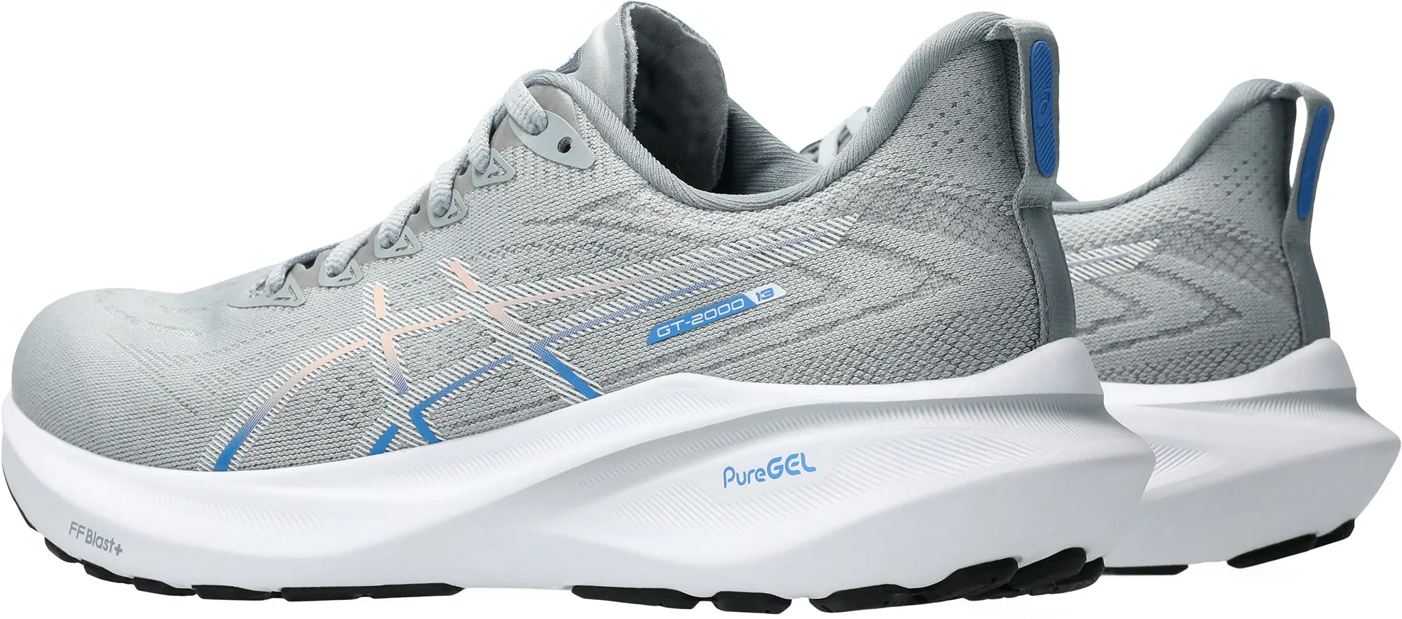 stylish design shoes toe - hugging Asics GT 2000 13 Womens Running Shoes - Grey