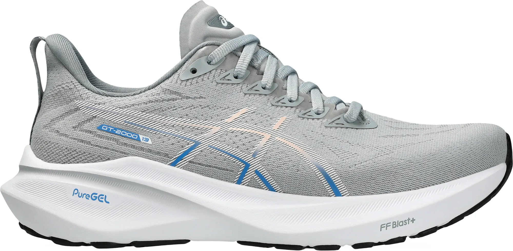 Asics GT 2000 13 Womens Running Shoes - Grey Efficient Comfort smooth shoes