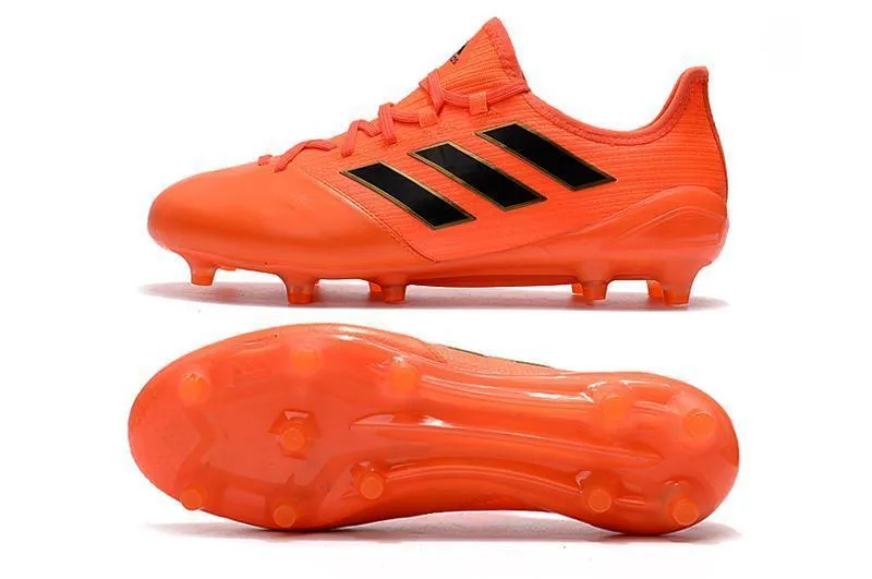 Adidas ACE Series FG Soccer Cleats Shoes Orange Sport Flex