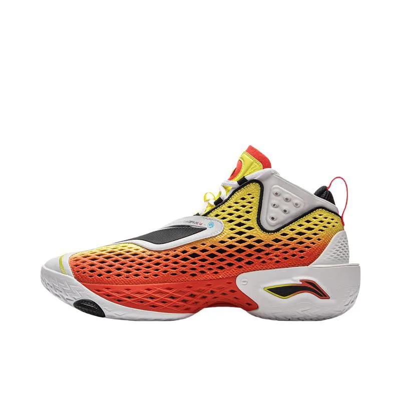 Flexible forefoot Energy Return Sole System Li-Ning Badfive 5 - Yellow/White/Red