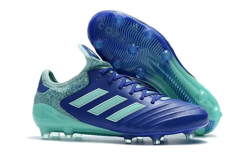 Speed Transition Adidas Copa 18.1 FG Soccer Cleats Blue Green