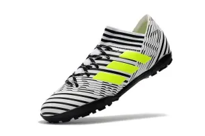 New Adidas Nemeziz Series TF Soccer Cleats Shoes White Black Green Ground Game Light Traction