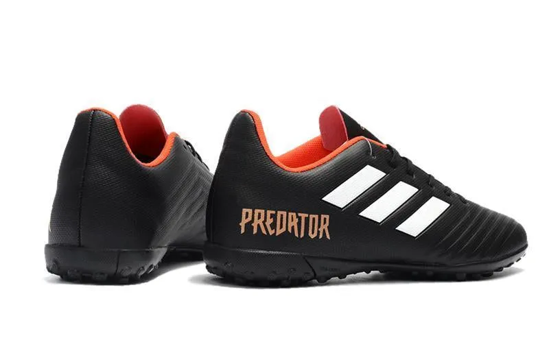 Daily Match Open Ground New Adidas Predator TF Soccer Cleats Shoes Black White Orange