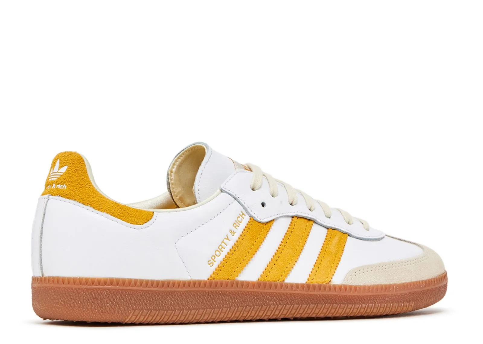 Adidas Samba Sporty & Rich White Bold Gold shape fit