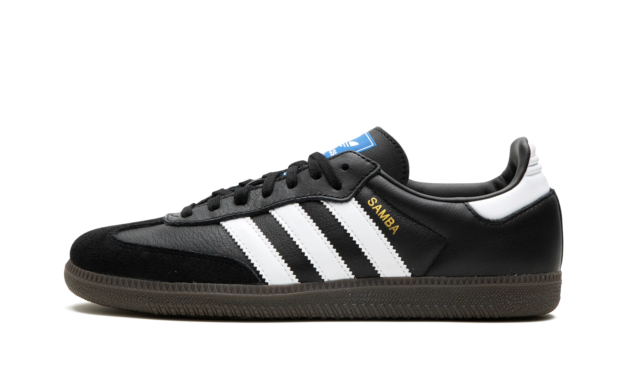 Samba Og J GS "Black / White / Gum" Urban Movement travel mode