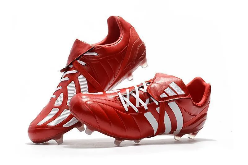 Multi-Stud New Adidas Predator Mania Champagne FG Soccer Cleats Shoes Red White