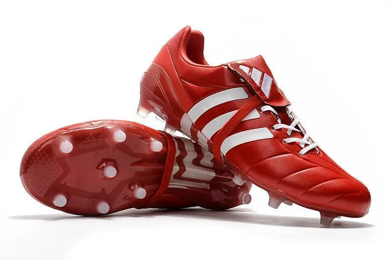 Responsive Feel New Adidas Predator Mania Champagne FG Soccer Cleats Shoes Red White