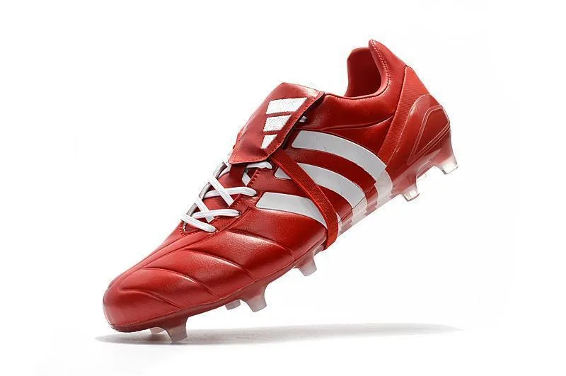 New Adidas Predator Mania Champagne FG Soccer Cleats Shoes Red White Pro Support