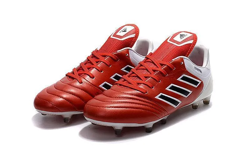 Player Support Adidas Copa 17.1 FG Soccer Cleats Shoes Red Black White