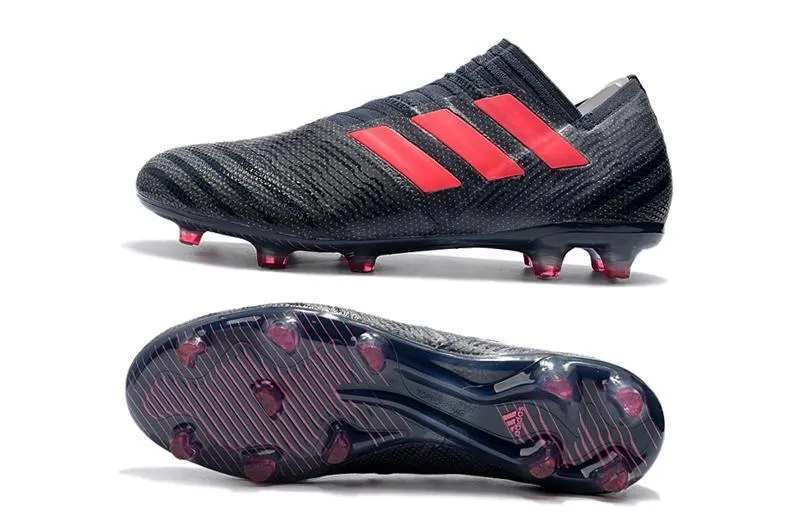 Active Cut New Adidas Nemeziz Messi FG Soccer Cleats Shoes Black Red