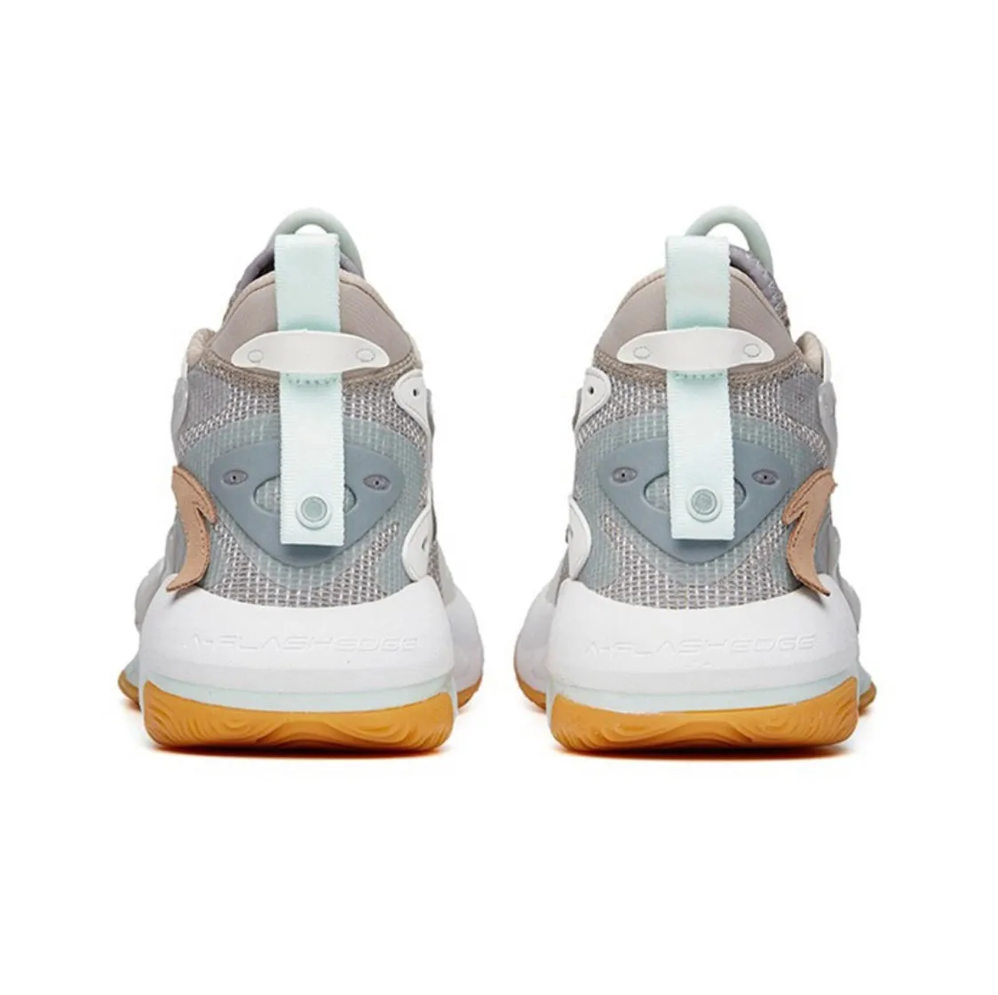 Anta Men's Shock The Game 5.0 Crazy Tide 3.0 High Basketball Shoes Light Grey Ergonomic Last Shape