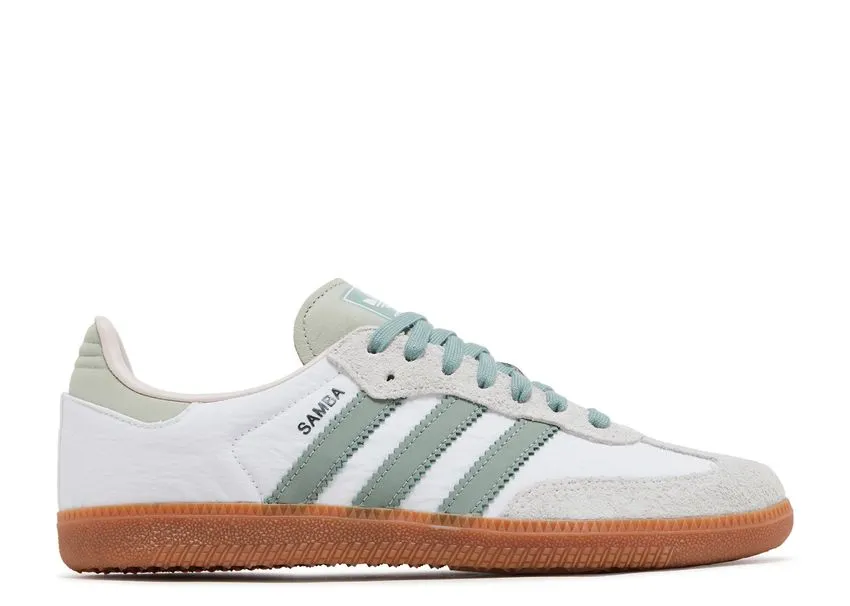 Shoe Game Street Edge Adidas Samba OG White Silver Green