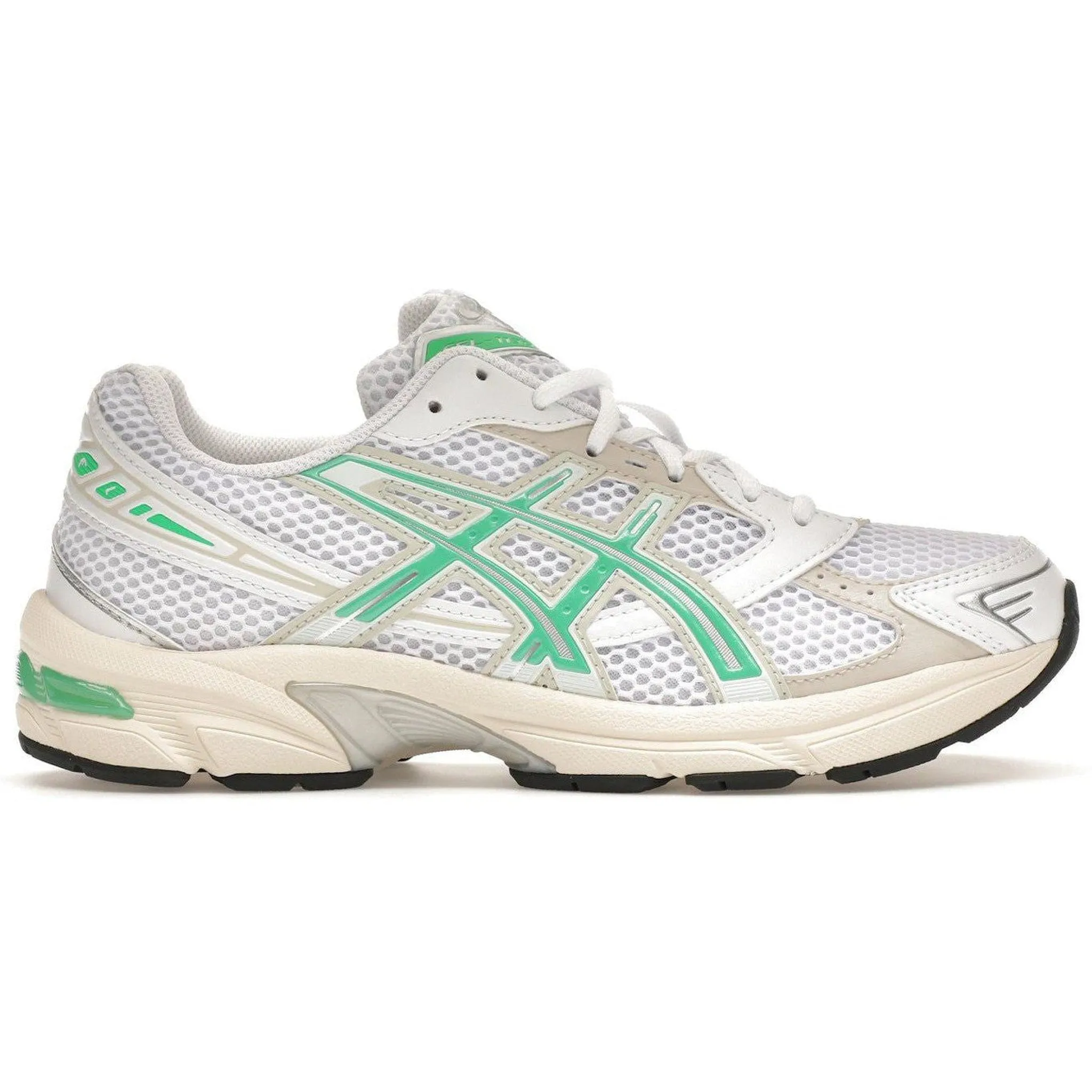 Traction pods ASICS Gel-1130 White Malachite Green Off White Midsole (Women's)