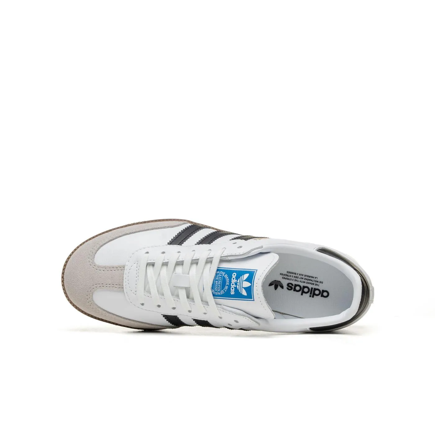 Adidas Originals Samba OG J Ftwr White/Core Black/Gum Flat Base