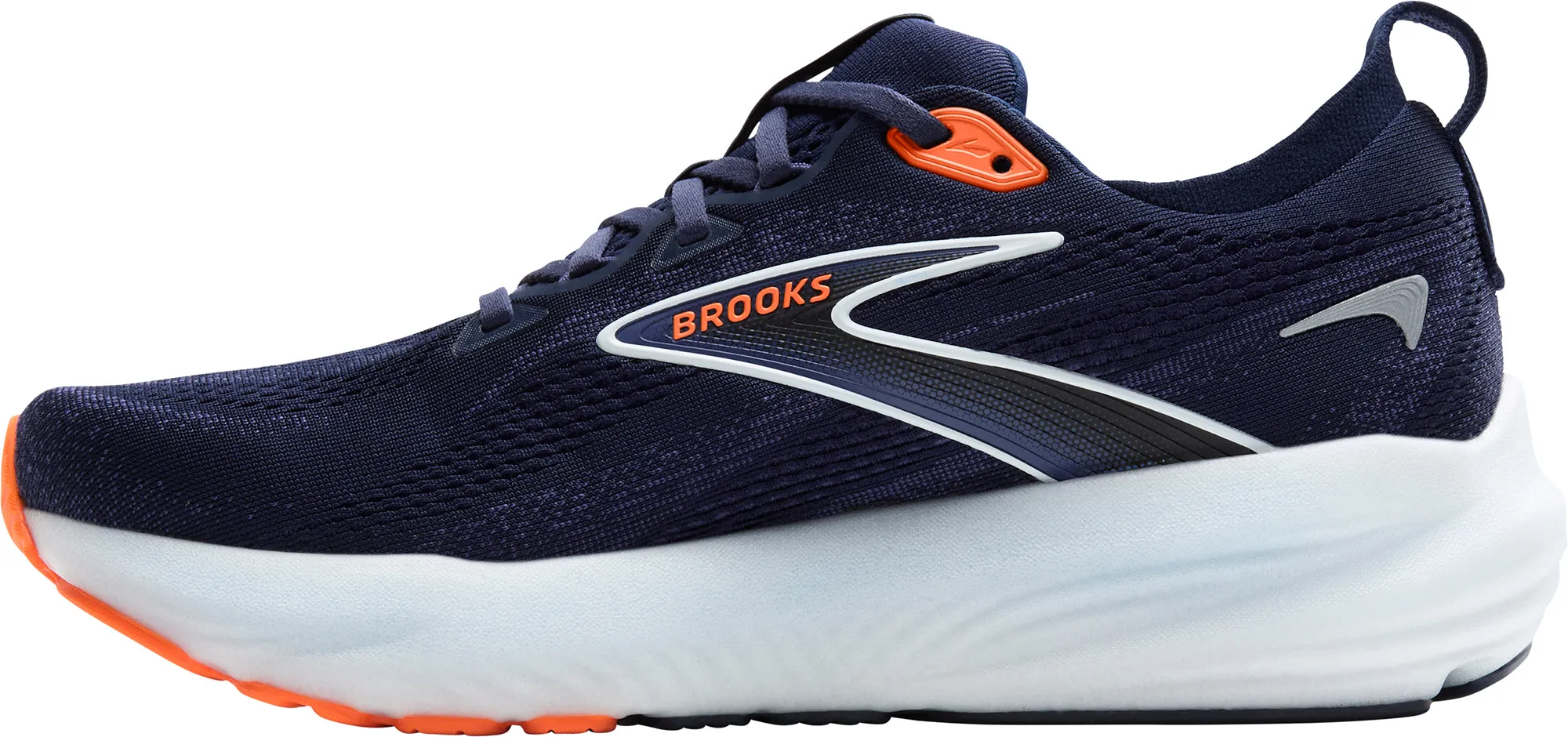 morning runner running in a coastal area Brooks Glycerin 22 Mens Running Shoes - Blue