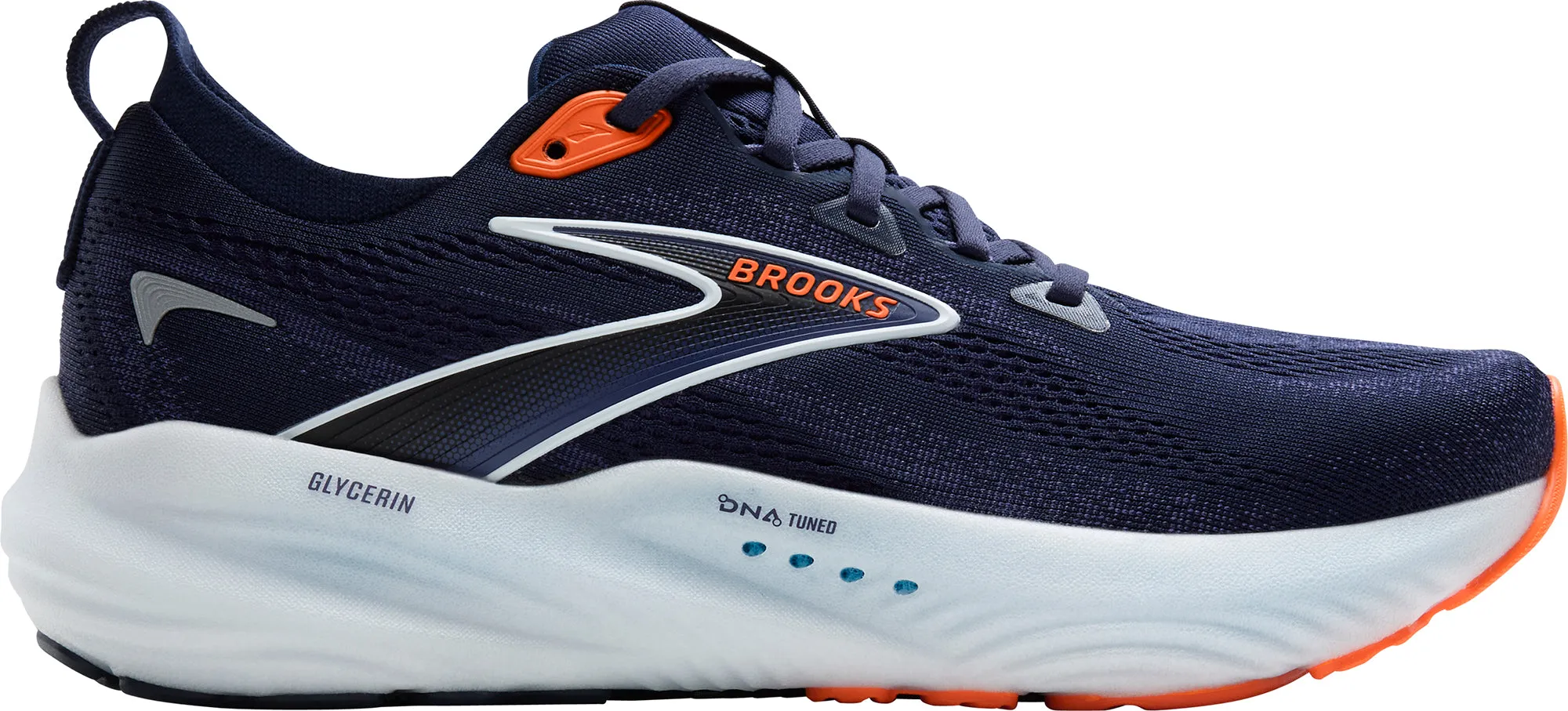 running in a canal area shoes Limited Edition Brooks Glycerin 22 Mens Running Shoes - Blue